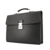 Porte-documents Louis Vuitton en cuir taiga noir  - 00pp thumbnail