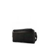 Sac/pochette Louis Vuitton en toile noire et cuir marron - 00pp thumbnail