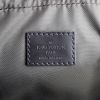 Louis Vuitton handbag/clutch in black canvas and brown leather - Detail D5 thumbnail