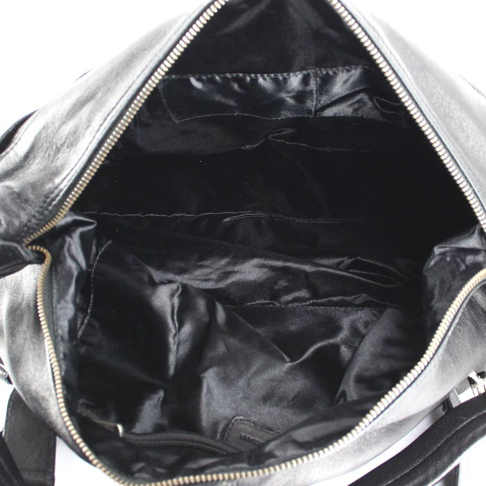 Dolce & Gabbana handbag in black leather - Detail D3