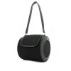 Bag in black monogram canvas and black leather - 00pp thumbnail