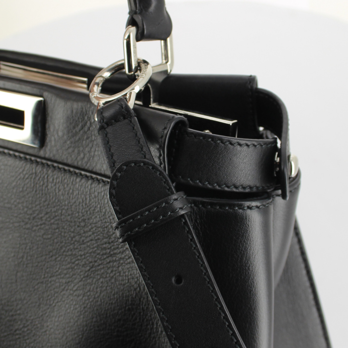 Borsa Peekaboo modello medio in pelle nera - Detail D5
