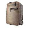 Berluti suitcase in brown leather and brown canvas - 00pp thumbnail