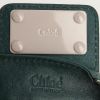 Chloé Paddington handbag in green leather - Detail D4 thumbnail