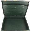 Louis Vuitton President briefcase in green taiga leather - Detail D2 thumbnail