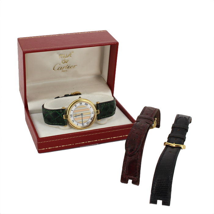 Reloj Cartier Must De Cartier de plata dorada Circa  1990