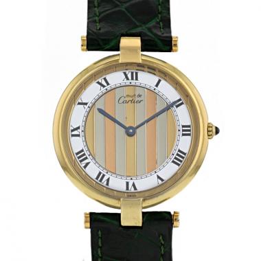 Cartier Must De Cartier watch in vermeil Circa  1990