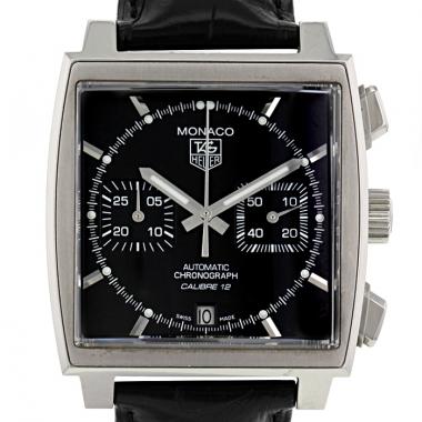 TAG Heuer Classic Monaco Automatic Chronograph watch in stainless steel Circa  2000