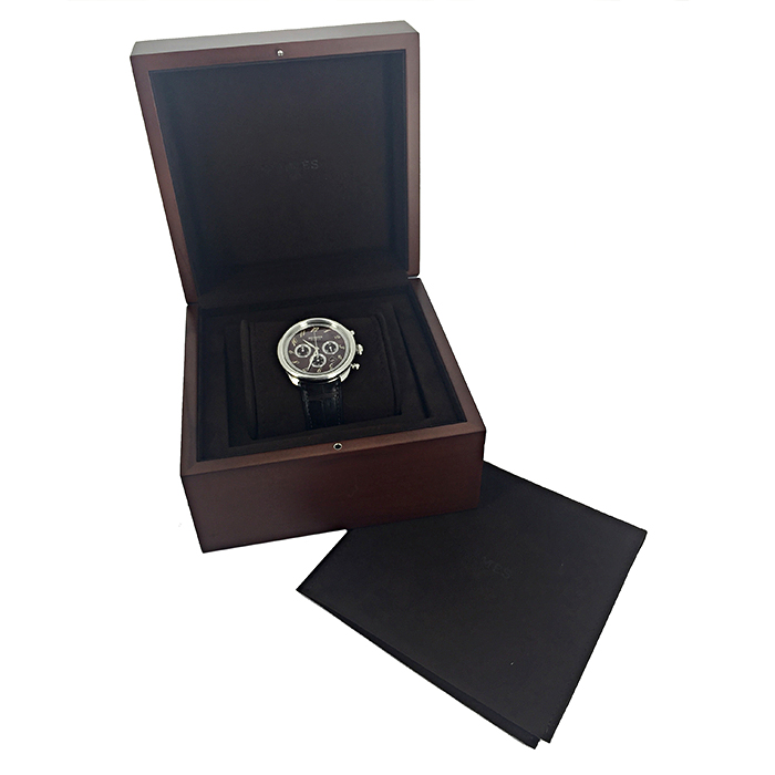 Montre Hermes Arceau Chrono en acier Ref :  AR4.910 Vers  2000 - Detail D2