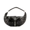 Versace handbag in black leather - 360 thumbnail