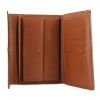 Billetera Louis Vuitton en lona Monogram y cuero marrón - Detail D1 thumbnail