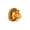 Dior Miss Dior ring in yellow gold and diamonds and in citrine - 00pp thumbnail