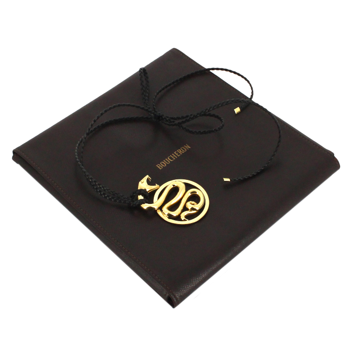 Pendentif Boucheron Trouble grand modèle en or jaune - Detail D3