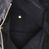 Bolso de mano Saint Laurent modelo pequeño Downtown en charol negro - Detail D2 thumbnail