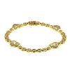 Bracciale flessibile Chopard Happy Diamonds in oro giallo e diamanti - 00pp thumbnail