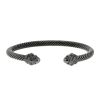 David Yurman Cable Renaissance rigid open bracelet in silver - 00pp thumbnail