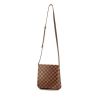 Bolso Louis Vuitton Musette en lona a cuadros y cuero marrón - 00pp thumbnail
