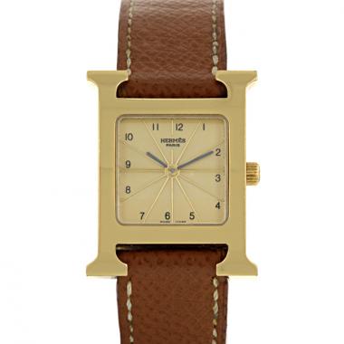 Reloj Hermes Heure H de oro chapado