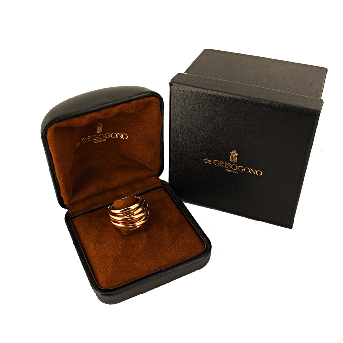 De Grisogono Allegra ring in yellow gold - Detail D2