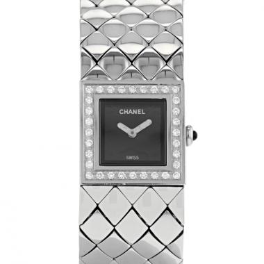 Montre Chanel Matelassé Wristwatch en acier Ref :  Matelassé Wristwatch Vers  2000