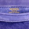 Sac à main Hermes New Jimmy's en veau doblis et cuir violet - Detail D4 thumbnail