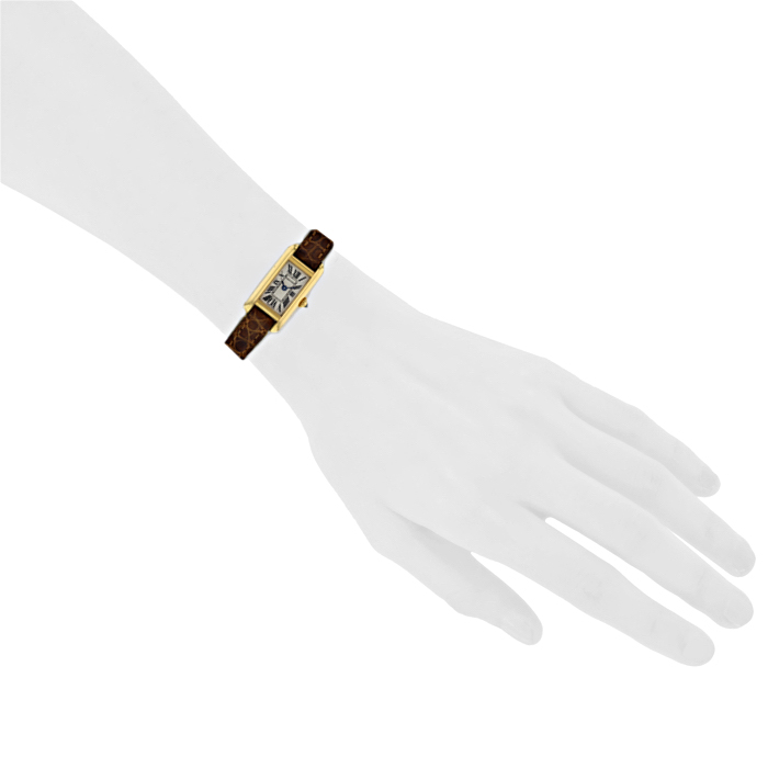 Reloj Cartier Mini Tank de oro amarillo - Detail D1