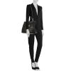 Balenciaga Dix Cartable handbag in black leather - Detail D1 thumbnail
