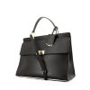 Balenciaga Dix Cartable handbag in black leather - 00pp thumbnail