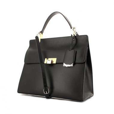 Balenciaga Dix handbag in black leather