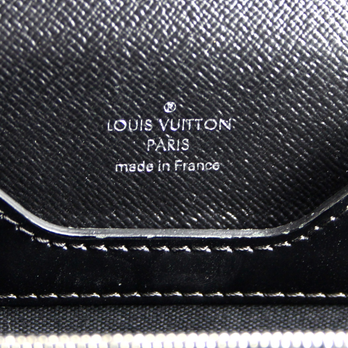 Porta-documentos Louis Vuitton en cuero Epi negro - Detail D4