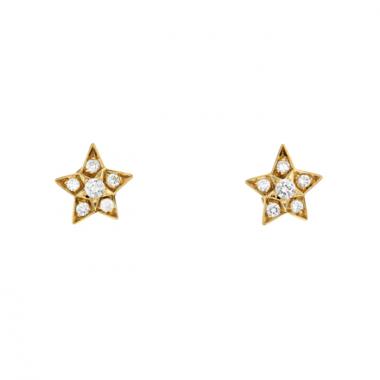 Pendientes Chanel Cometes en oro amarillo y diamantes Pendientes Chanel Cometes en oro amarillo y diamantes