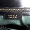 Bulgari handbag in black and white braided leather - Detail D4 thumbnail