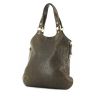 Yves Saint Laurent Tribute handbag in khaki grained leather - 00pp thumbnail