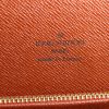 Bolso de mano Louis Vuitton en lona a cuadros y cuero marrón - Detail D3 thumbnail