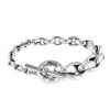 Hermes Crescendo bracelet in silver - 00pp thumbnail