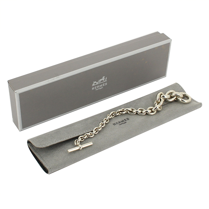 正規品　HERMES ID bracelet p ✖️ SV925 Hermes Bracelet Chaine d'Ancre Punk SV925 ST Box Card | 東京