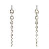 Hermes Crescendo pendants earrings in silver - 00pp thumbnail