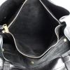 Bolso de mano Yves Saint Laurent Muse Two modelo grande en cuero negro y ante negro - Detail D3 thumbnail