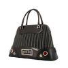 Dior handbag in brown leather and brown patent leather - 00pp thumbnail