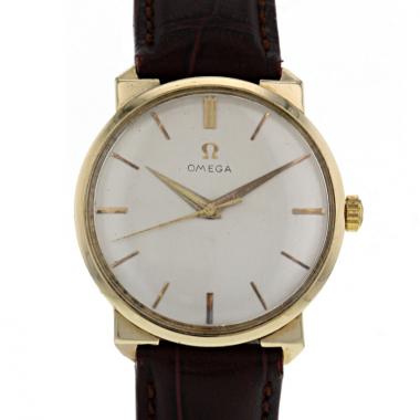 Montre Omega Vintage en or jaune 14K Vers  1960