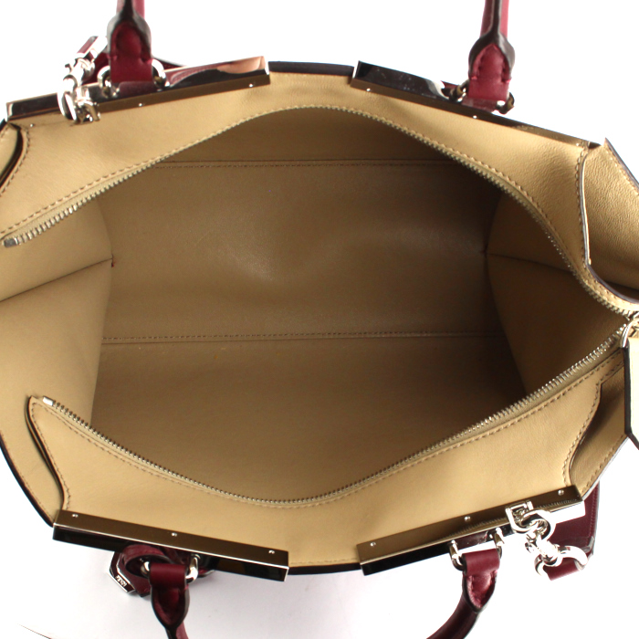 Fendi 3 Jours handbag in purple leather - Detail D3