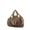 Gucci handbag in brown python - 00pp thumbnail
