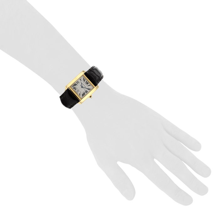 Orologio Cartier Tank Française in oro giallo Circa 2000 - Detail D1