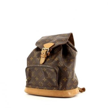 Louis Vuitton Montsouris Backpack backpack in monogram canvas and natural leather