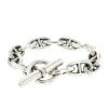 Bracciale Hermes Chaine d'Ancre modello medio in argento - 00pp thumbnail