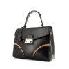 Prada  Sound handbag  in black and brown leather - 00pp thumbnail