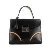 Prada  handbag  in black and brown leather - 360 thumbnail