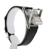 Cartier Tank Basculante watch in stainless steel Ref:  2405 Circa  2000 - Detail D2 thumbnail