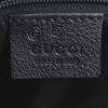 Gucci shopping bag in grey and blue monogram canvas and navy blue leather - Detail D3 thumbnail