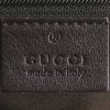 Borsa Gucci in tela monogram cerata beige e pelle marrone - Detail D3 thumbnail